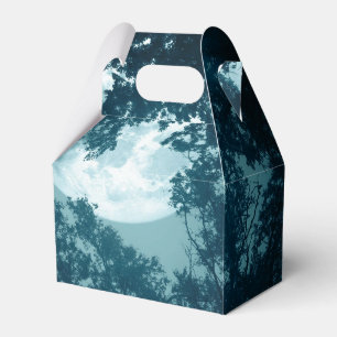 Ballotins Forêt nocturne enchanteresse avec Pleine lune