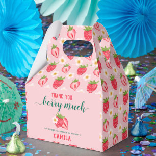 Ballotins Fraise Anniversaire Merci Berry beaucoup