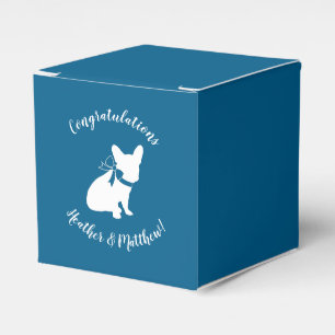 Ballotins Français Baby shower Bulldog Français Frenchie Blu