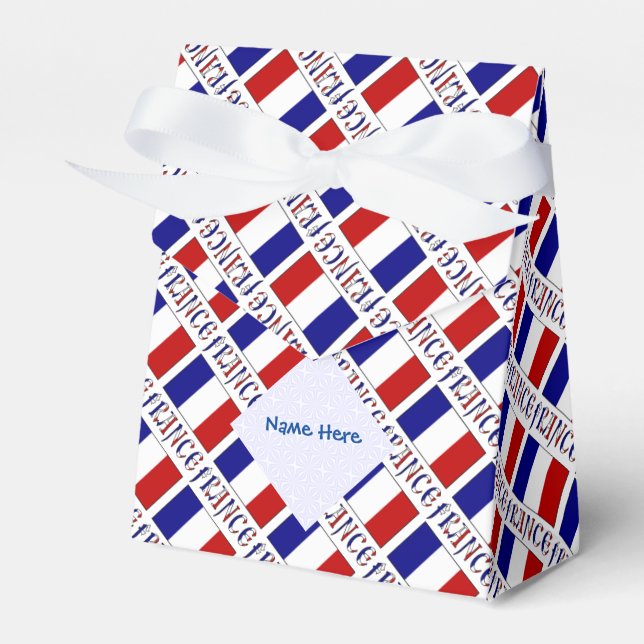 Ballotins France Drapeau bleu Tente de personnalisation (Verso)
