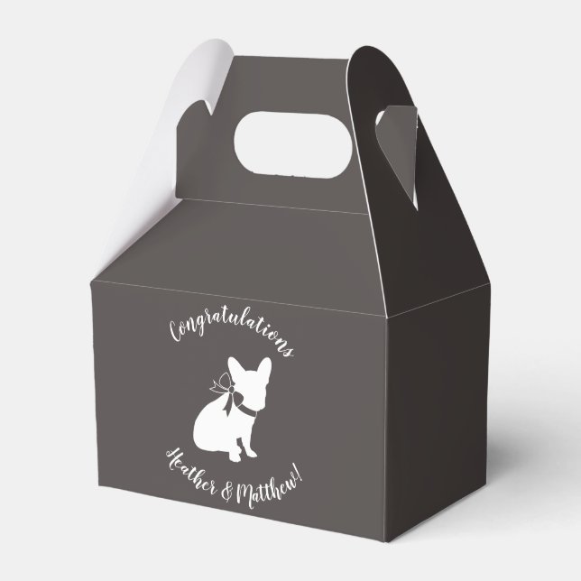 Ballotins French Bulldog Theme Party - Baby shower neutre (Verso)