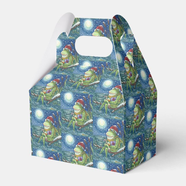 BALLOTINS FROG ON LOG PÈRE NOËL NOËL HOLIDAS FAVOR CADEAU BO (Verso)