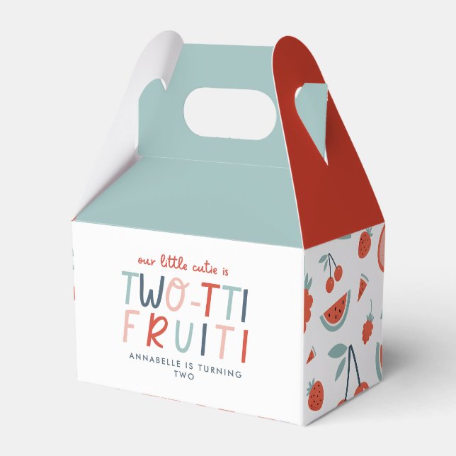 Ballotins Fruit de 2e anniversaire rouge été fête des enfant (Verso)