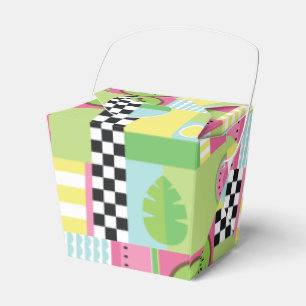 Ballotins Fruit d'été coloré rose vert vert mosaïque jaune 