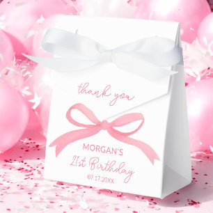 Ballotins Fuchsia Rubis Anniversaire Merci Nom