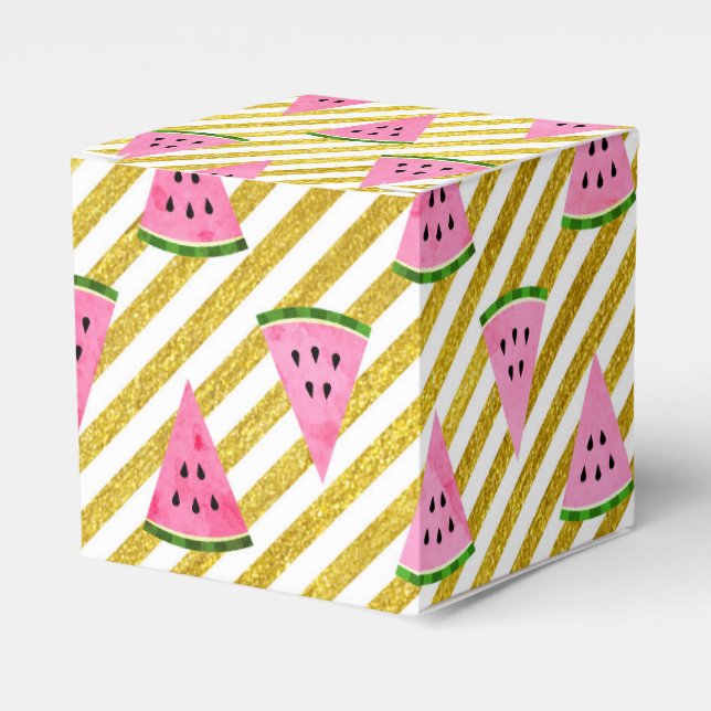 Ballotins Fun and Cute Summer Watermelon fête d'anniversaire (Verso)