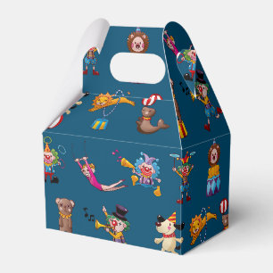 Ballotins Fun Circus Party Actes Cartographie Motif Bleu