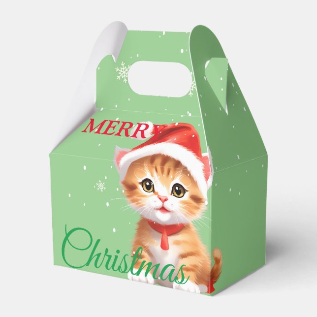 Ballotins Funny animaux Safari Chat Père Noël Costume de Noë (Verso)