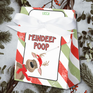 Ballotins Funny Reindeer Poop Noël Holiday Cadeau de Noël en