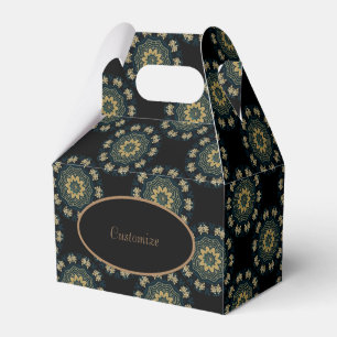 Ballotins Gable chic Gold & Green style asiatique