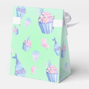 Ballotins Gâteau de tasse sucrée et sirène Joyeuse fille ann