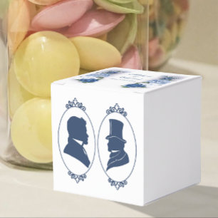 Ballotins Gay Grooms Regency Roses bleus