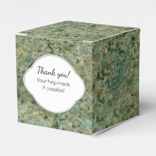 Ballotins Géologie Green Rock Texture Étiquette avec un text