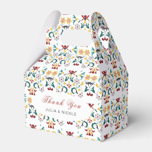 Ballotins Géométrie Vintage Motif Classique Intriqué Mariage
