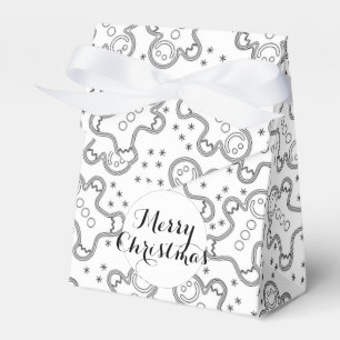 Ballotins Gingerbreads Cute Black and White Christmas