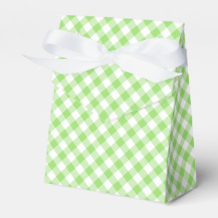 Ballotins Gingham Rétro Vert de Printemps
