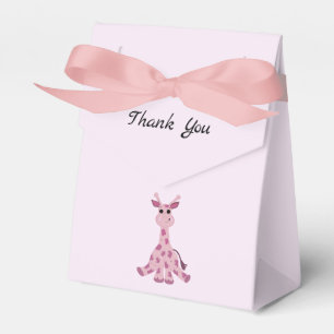 Ballotins Giraffe assise rose