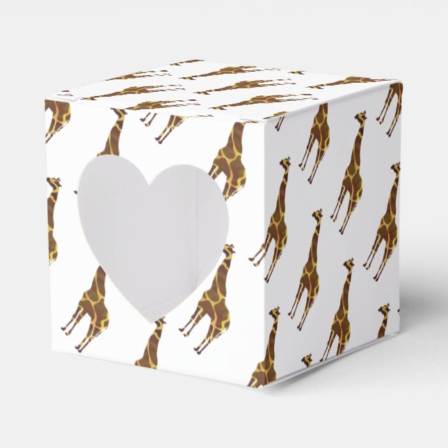 Ballotins Giraffe Brown et jaune Silhouette (Verso)