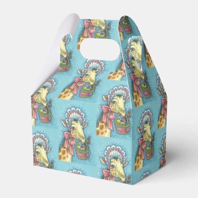 BALLOTINS GIRAFFE DE BASSIN D'OEUF DE PÂQUES, BALLOTIN GABLE (Verso)