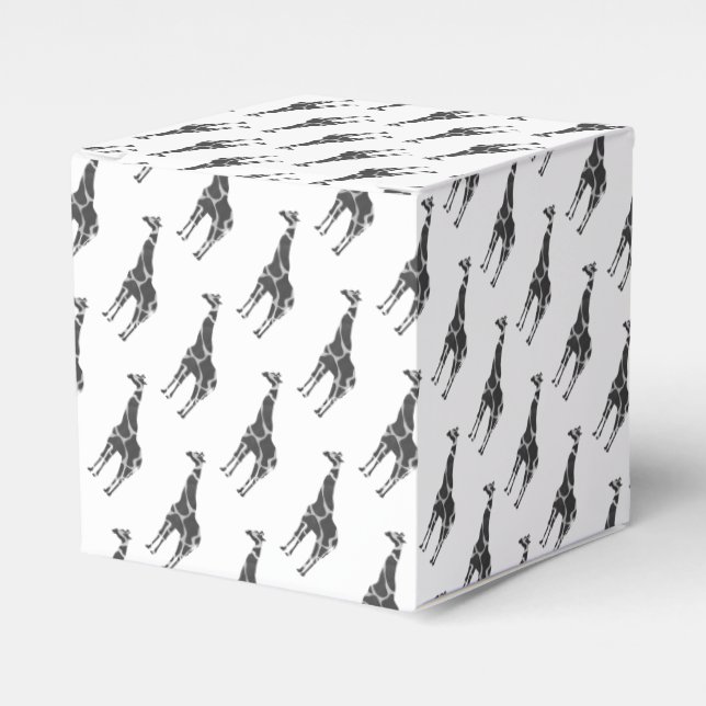 Ballotins Giraffe Silhoutte noir et gris (Verso)