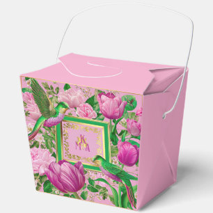Ballotins Glam Botanique Maximalisme Rose et Vert