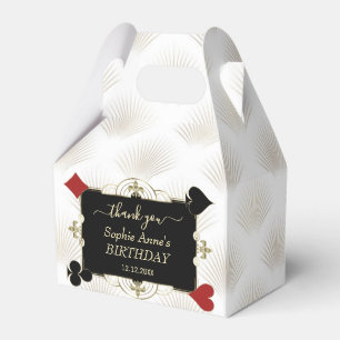 Ballotins Glam Gold Blanc Noir Art Déco Anniversaire