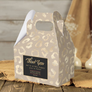 Ballotins Glam Leopard Spot Motif Safari Gold ID1154