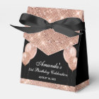 Glam noir et or Rose personnalisable