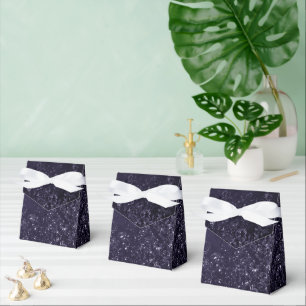 Ballotins Glimmery Indigo Grunge   Midnight Purple Damask