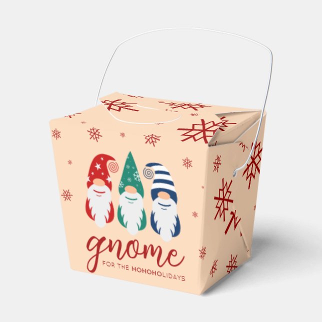 Ballotins Gnome de Noël Hygge pour les fêtes de neige (Verso)