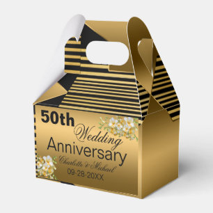 Ballotins Gold 50th Wedding Anniversary
