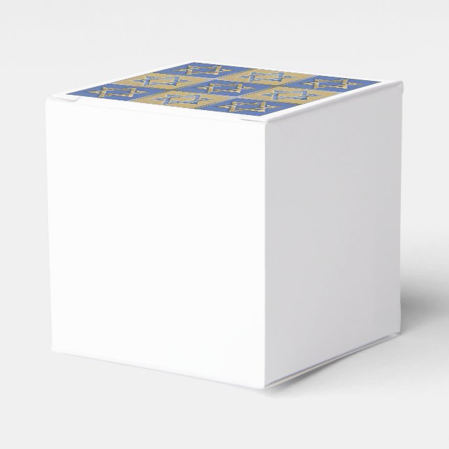 Ballotins Gold Blue Star de David Art Panels (Verso)