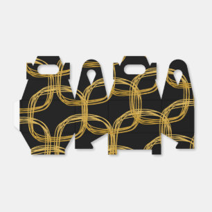 Ballotins Gold Foil Scribble Circle Parti moderne Favoriser 