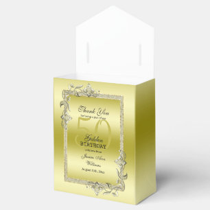 Ballotins Gold Gem & Parties scintillant 50e Anniversaire d'