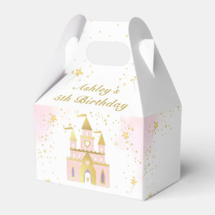 Ballotins Gold Princess Castle Ballotin de fête d'anniversai