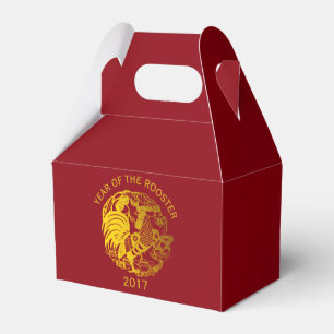 Ballotins Gold Rooster Chinois personnalisé Année Entreprise