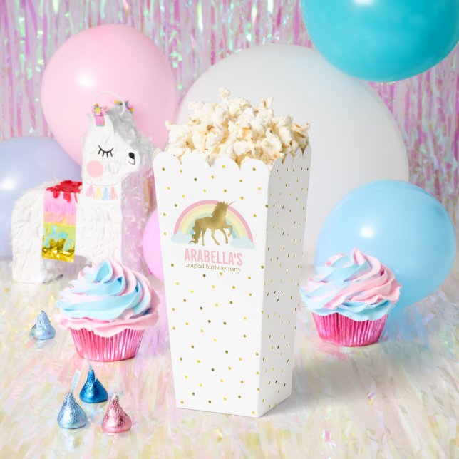Ballotins Gold Unicorn Girls Birthday Party (Fête)