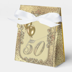 Ballotins Golden 50th Anniversary Party Goodie Ballotin