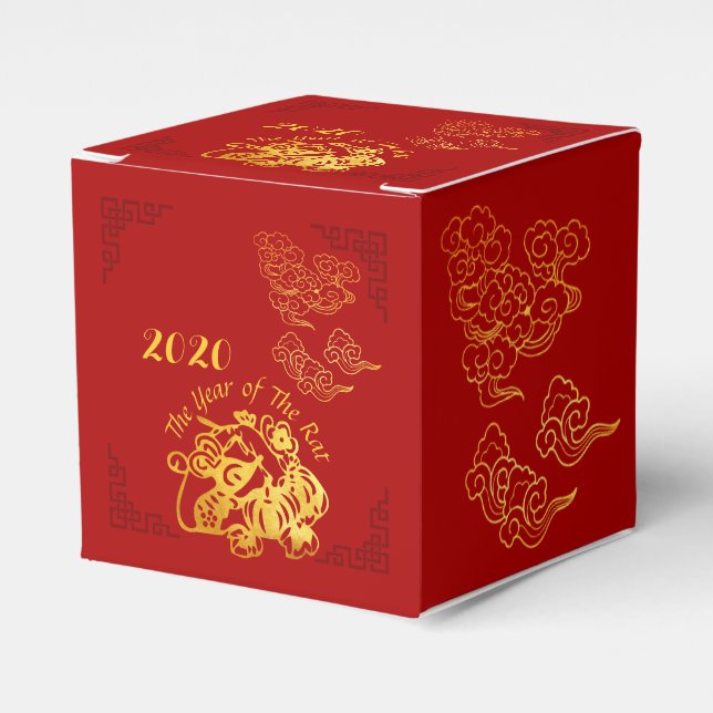 Ballotins Golden Chinese Paper-cut Rat Year 2020 BFC (Verso)