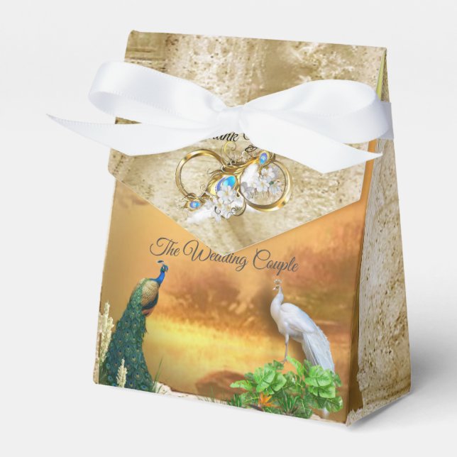 Ballotins Golden Royal Peacock Temple Dreams (Verso)