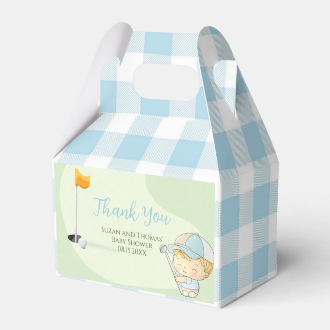 Ballotins Golf Baby shower Cute Boy Par Tee Sports (Verso)