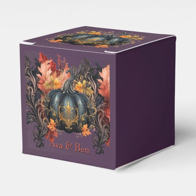Ballotins Gothique violet Fairytale Citrouille Mariage de au (Verso)