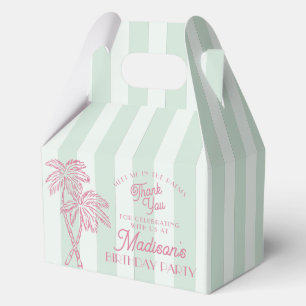 Ballotins Green Palm Spring Pastel Beach Anniversaire