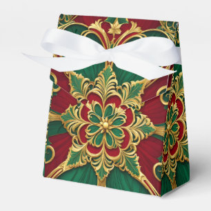 Ballotins Green Red Christmas Holiday Box
