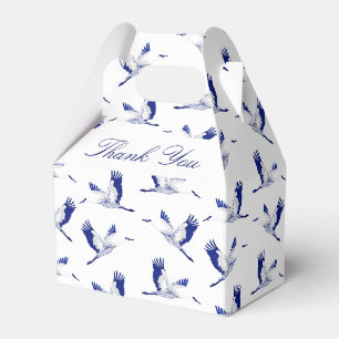 Ballotins Grues volantes bleues et blanches