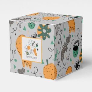 Ballotins Halloween mignon Citrouille chauve Doodle Motif gr