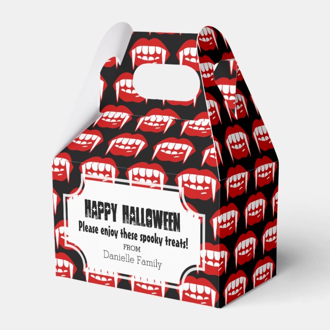 Ballotins Halloween Vampire Fangs Trick ou Treat Cadeau (Verso)
