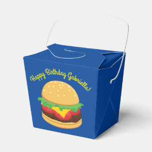 Ballotins Hamburger Birthday Party Burger Ballotin
