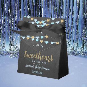 Ballotins Hanging Love Hearts Little Sweetheart Baby Shower