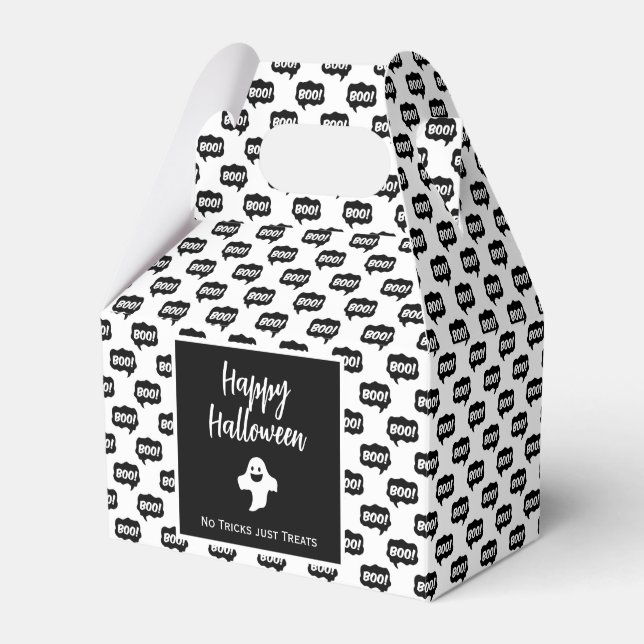 Ballotins Happy Halloween fantôme boo pas de trucs juste des (Verso)
